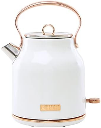Haden 75089 Heritage 1.7 Liter Stainless Steel Body Countertop Retro Electric Kettle with Auto Sh... | Amazon (US)