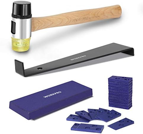 WORKPRO Laminate Wood Flooring Installation Kit with Reinforced Double-Faced Mallet, Heavy Duty P... | Amazon (US)