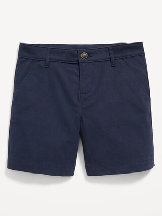 School Uniform Twill Bermuda Shorts for Girls | Old Navy (US)