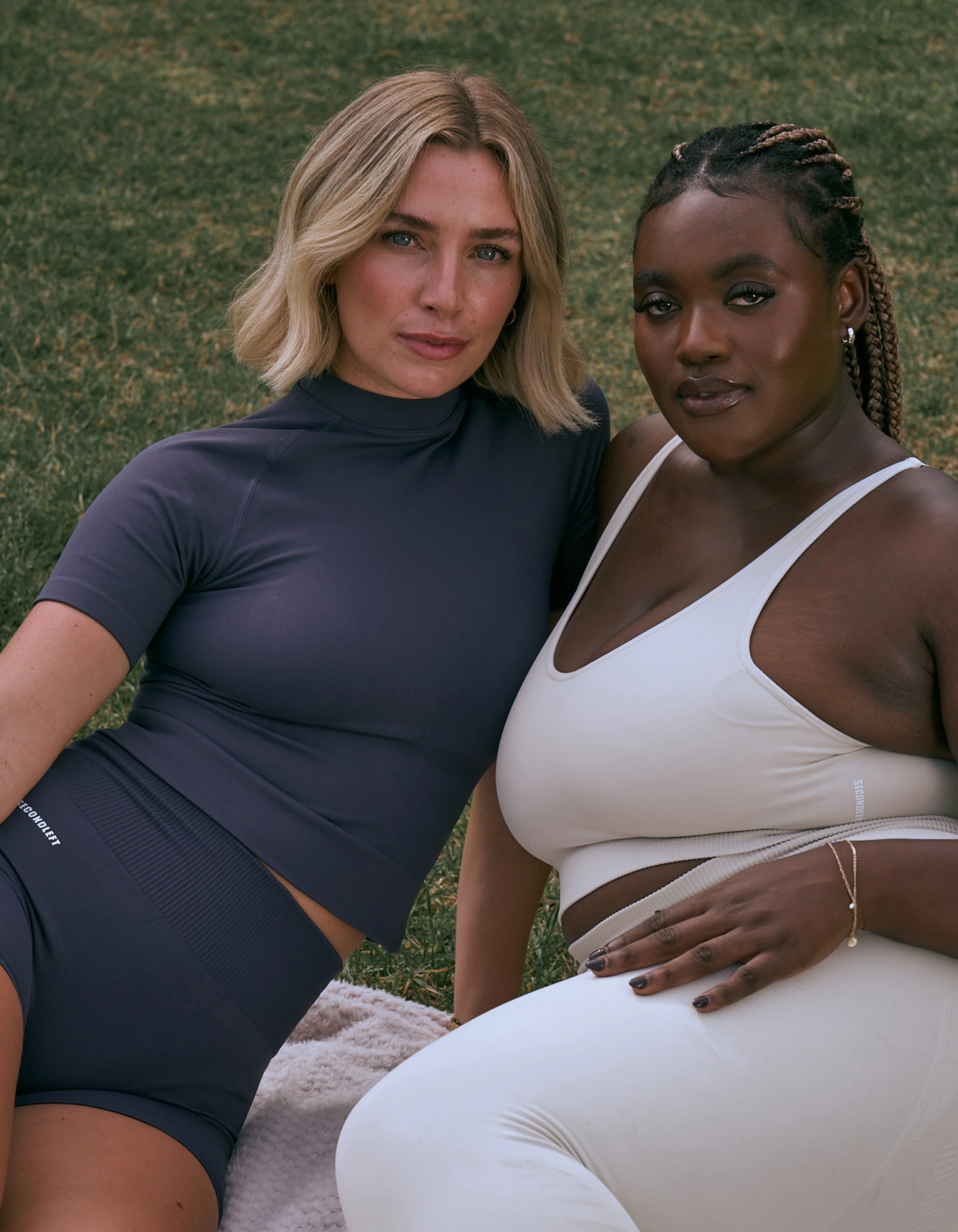 Seamless High Neck Tee - Blueberry | STAX.