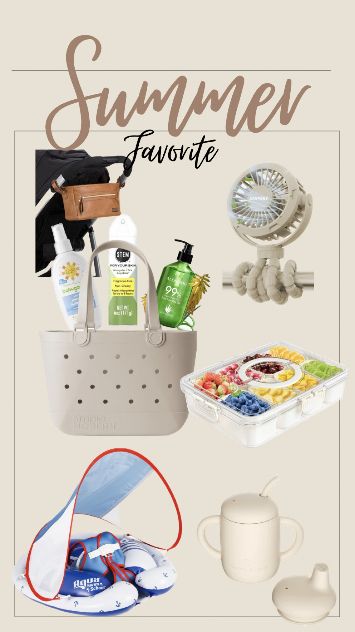 Summer essentials for baby outing 