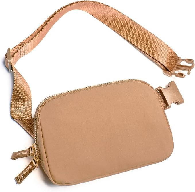 Belt Bag for Women Two-Way Zipper Cross Body Fanny Pack Fashion Waist Packs Everywhere Belt Bag w... | Amazon (US)