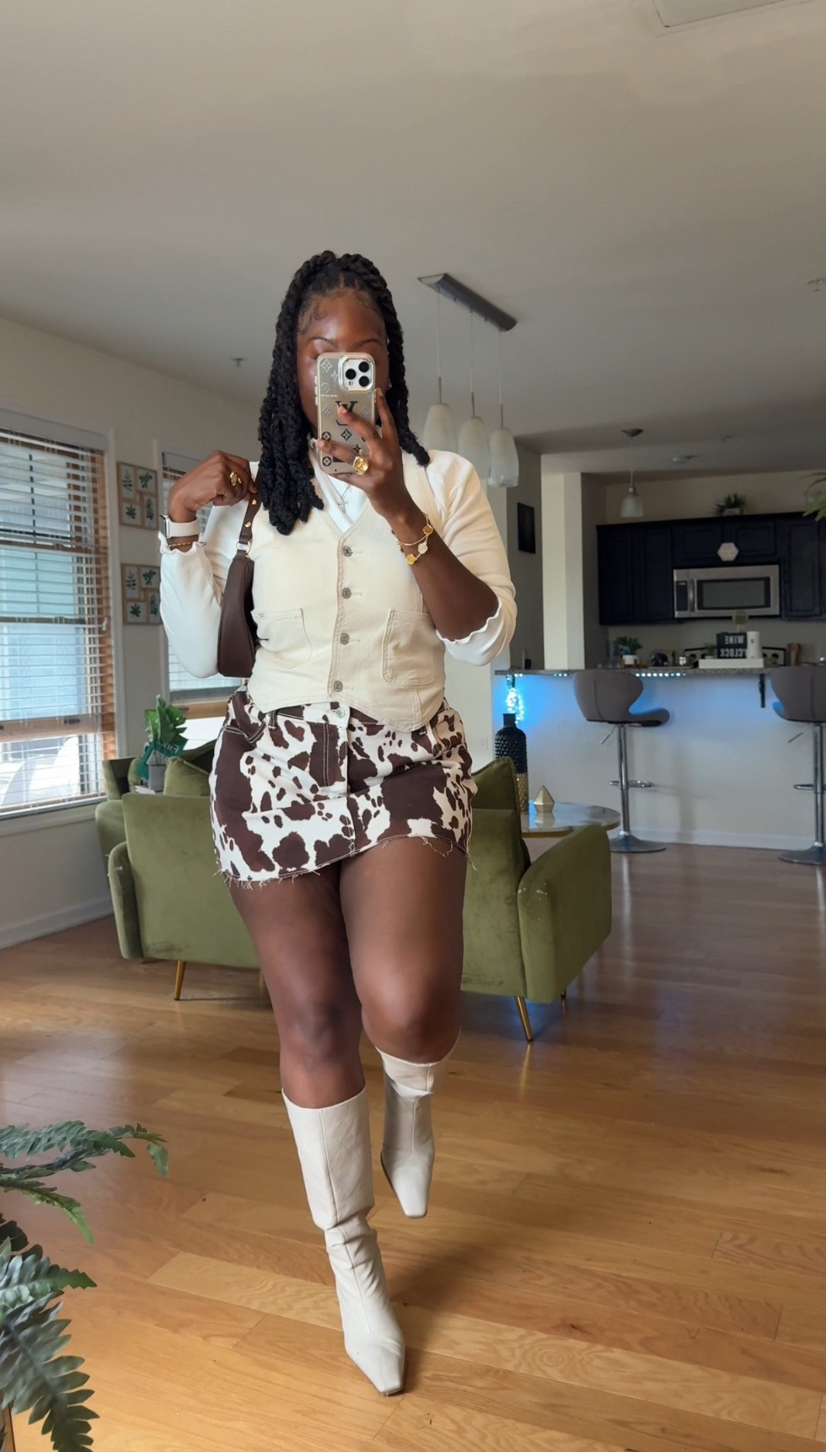 Viral Cow Print Skirt 

#LTKPlusSize #LTKStyleTip #LTKBeauty