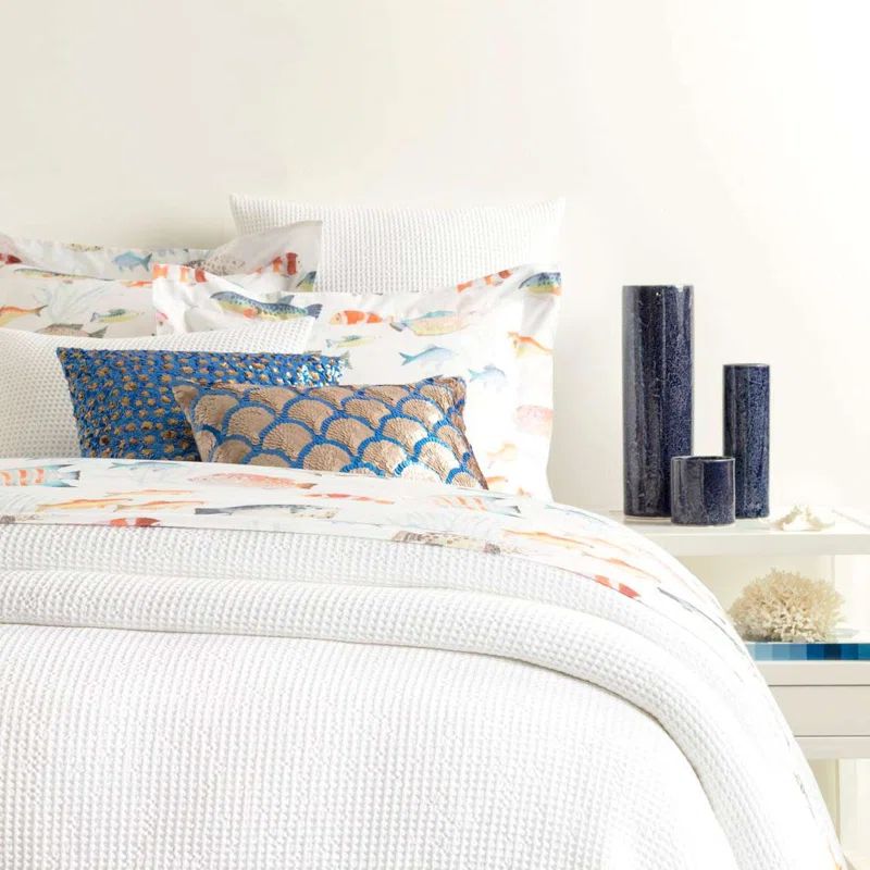 Bubble Cotton Waffle Coverlet | Wayfair North America