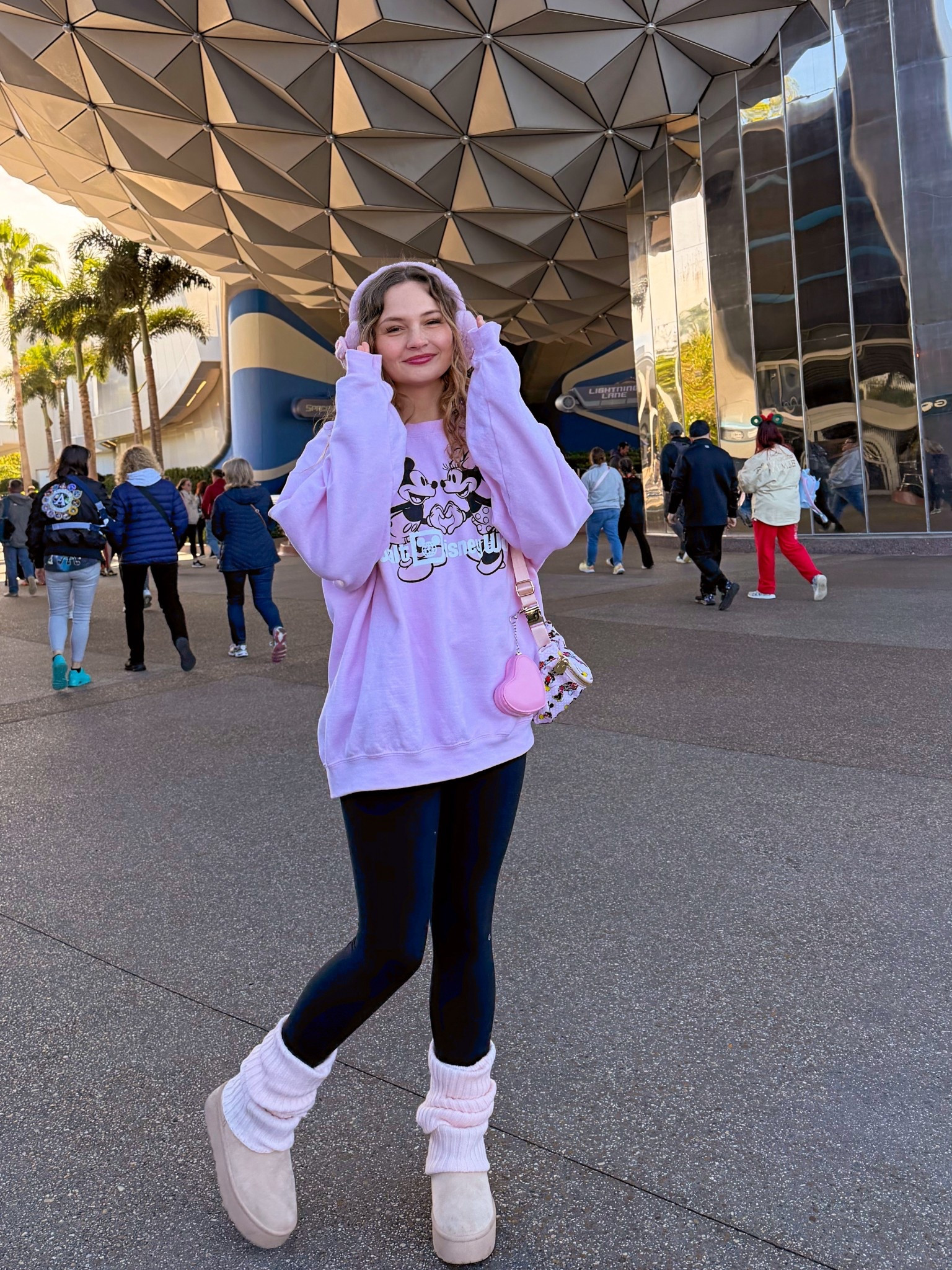 Walt Disney World crewneck sweater weather winter outfit for the parks ❄️

#LTKTravel #LTKSeasonal #LTKHoliday