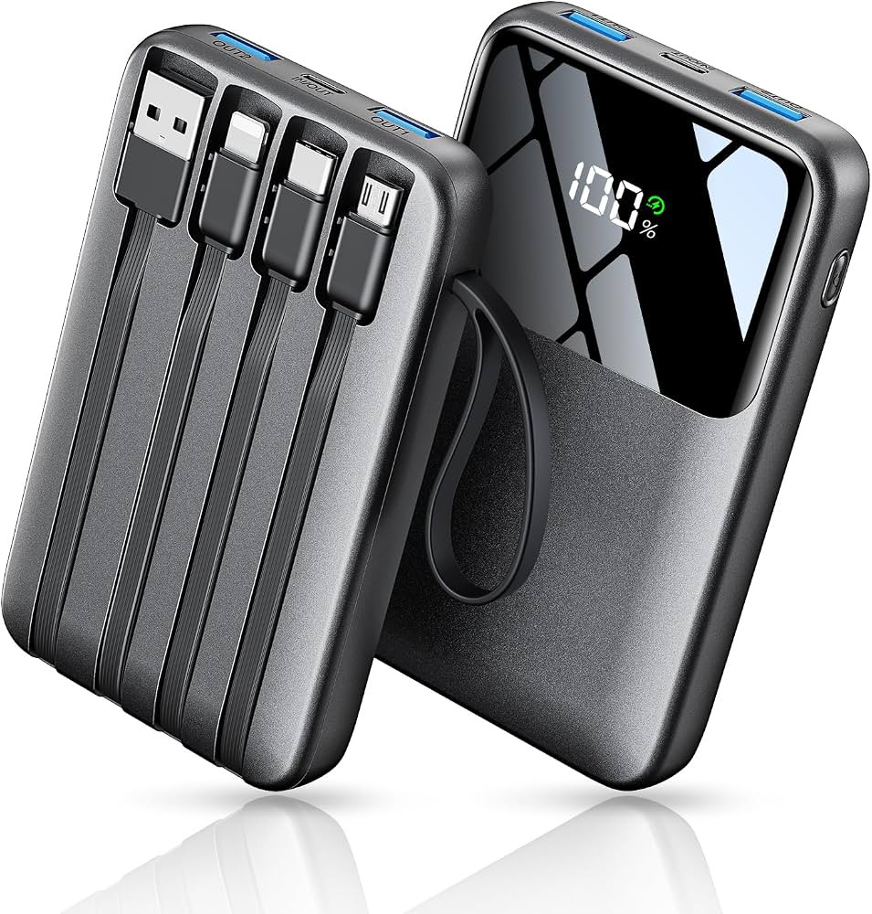 Power Bank Fast Charging, 10000mAh Portable Charger, 22.5W Phone Battery Pack with LED Display, B... | Amazon (UK)