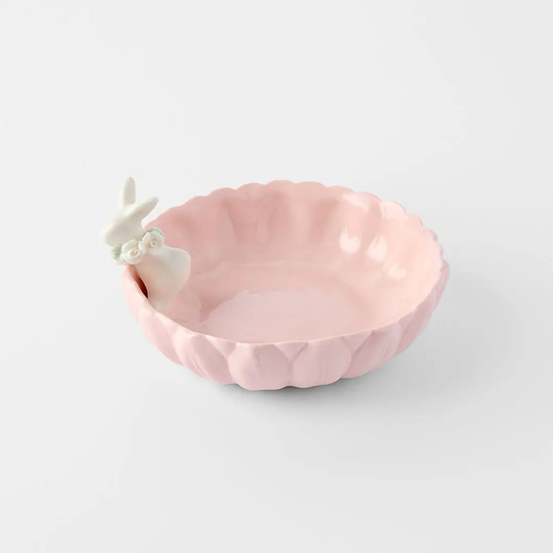 Flower Bowl With Bunny | Bed Bath N' Table