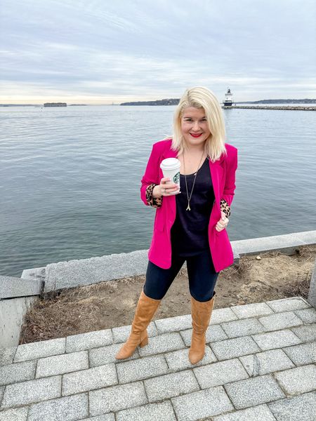 Happy Monday! Feeling pink in this OOTD. I adore this blazer and it is the perfect piece to jumpstart the week.

#LTKstyletip #LTKworkwear #LTKSeasonal
