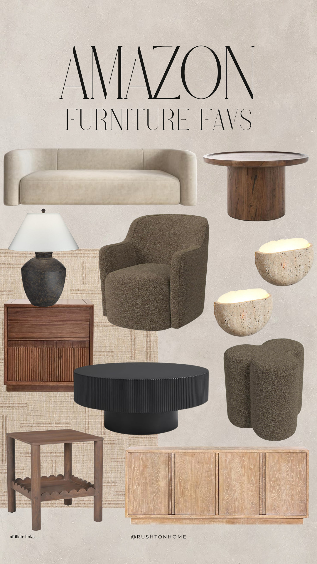 Amazon Furniture Favs, top amazon furniture picks, best amazon furniture 2025, amazon couch finds, amazon accent chairs, amazon home furniture, neutral furniture amazon, modern furniture amazon, mood board 

 #LTKHome #LTKSaleAlert #LTKStyleTip