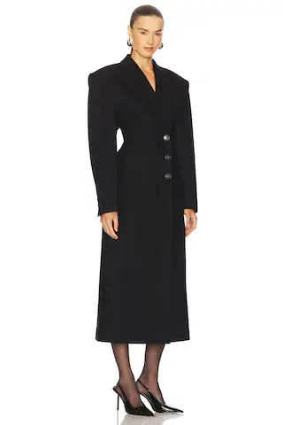 The Andamane Ottavia Coat in Black from Revolve.com | Revolve Clothing (Global)