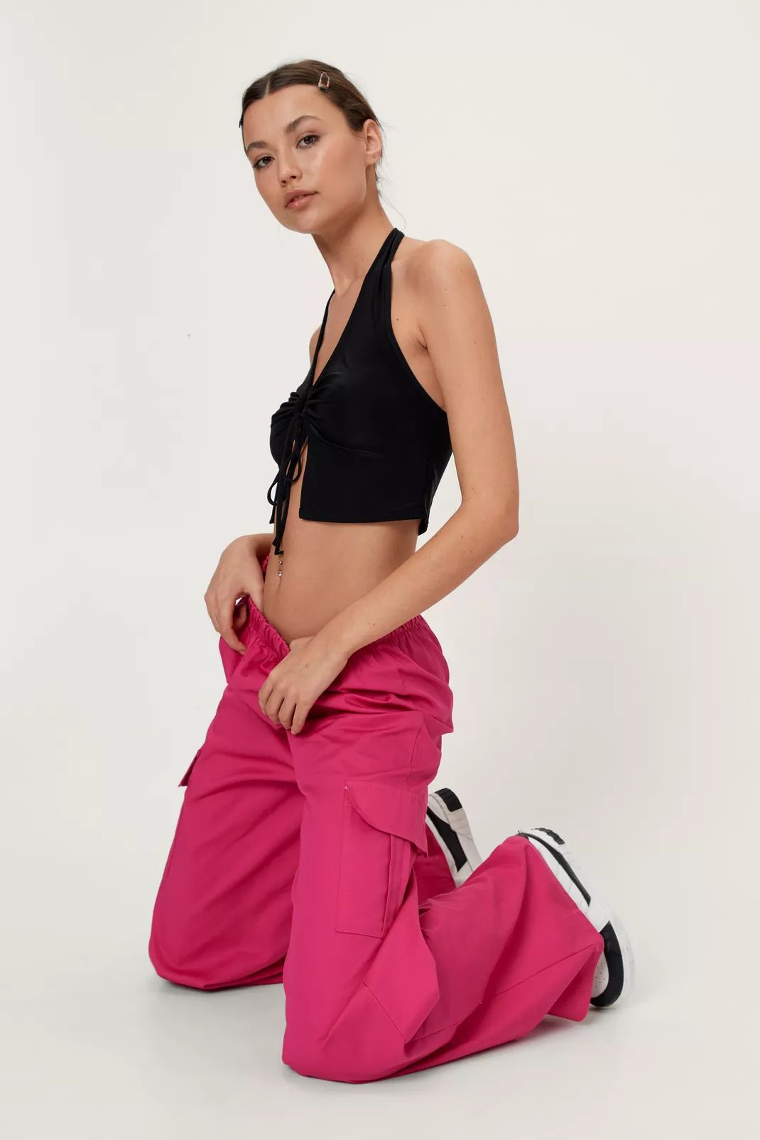 Super Wide Leg Pocket Cargo Pants | Nasty Gal (US)