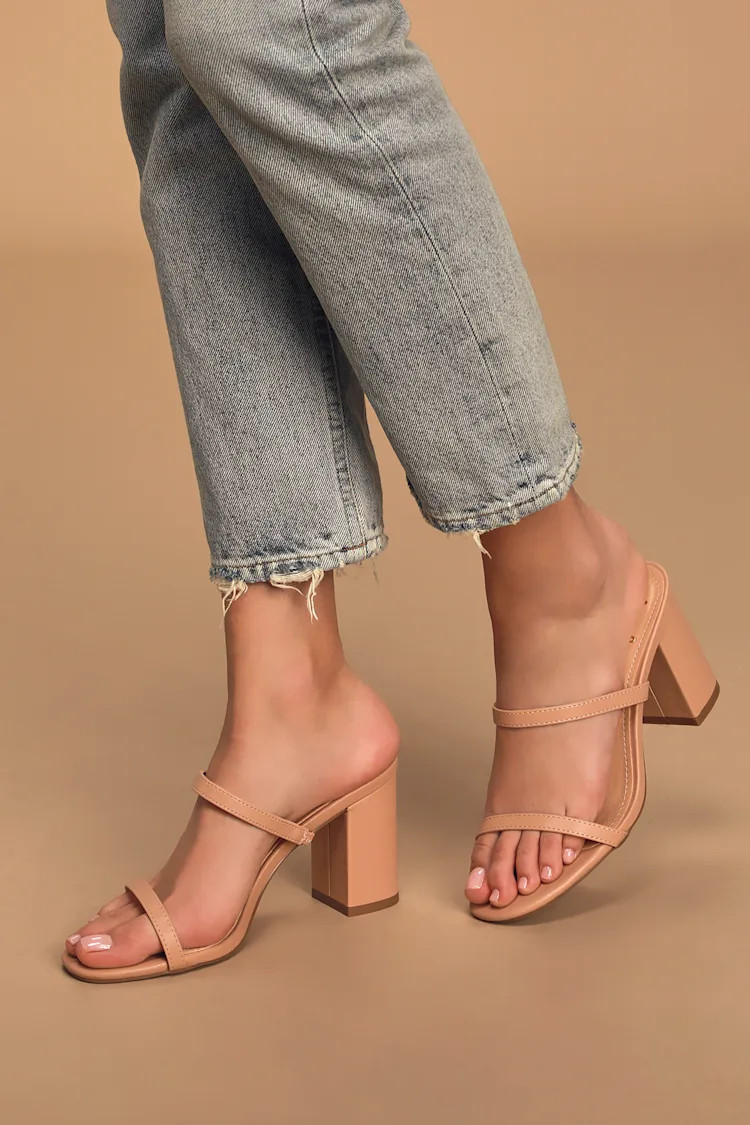 Ariellie Light Nude High Heel Sandals | Lulus (US)