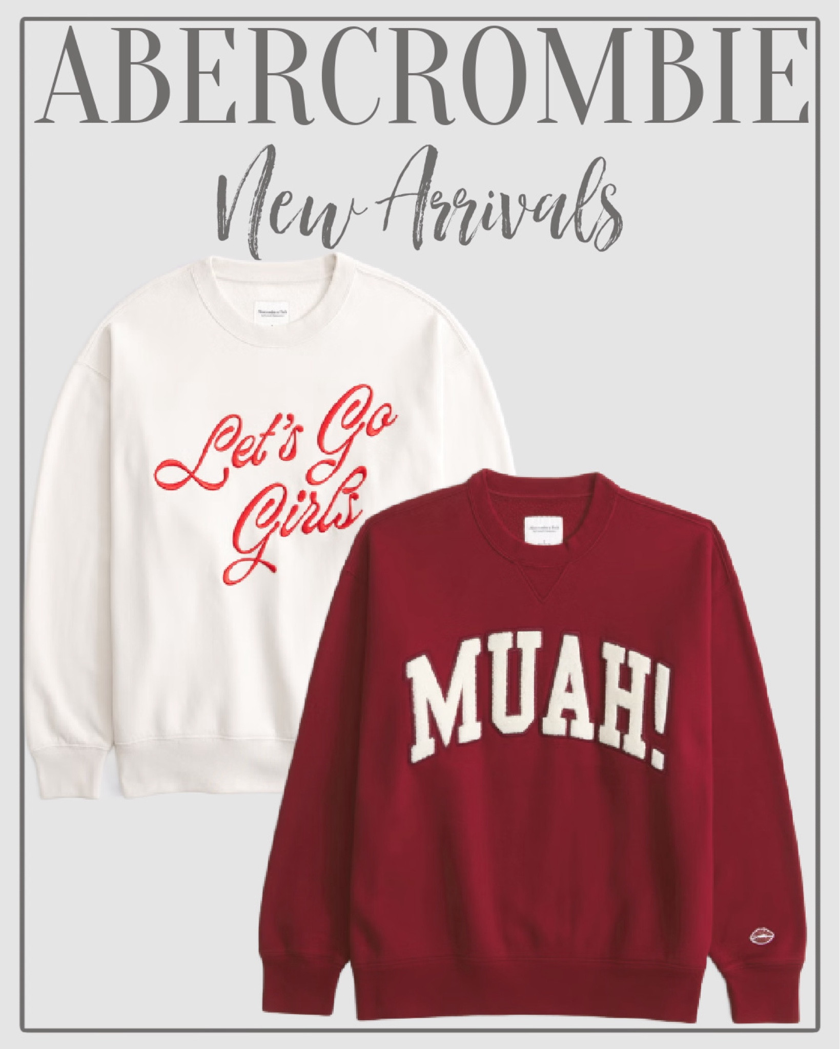 Valentine’s Day outfit, graphic sweatshirt, Abercrombie sale



#LTKSaleAlert #LTKGiftGuide #LTKSeasonal