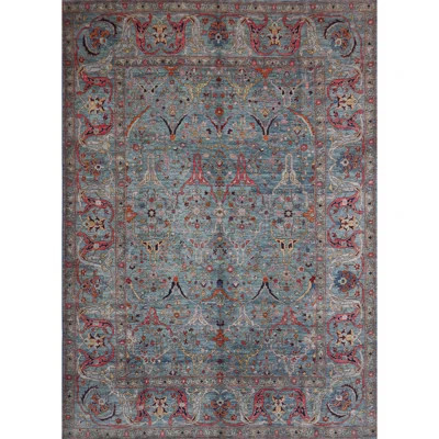 High-Quality Hand-Knotted Light Blue Area Rug | Wayfair North America