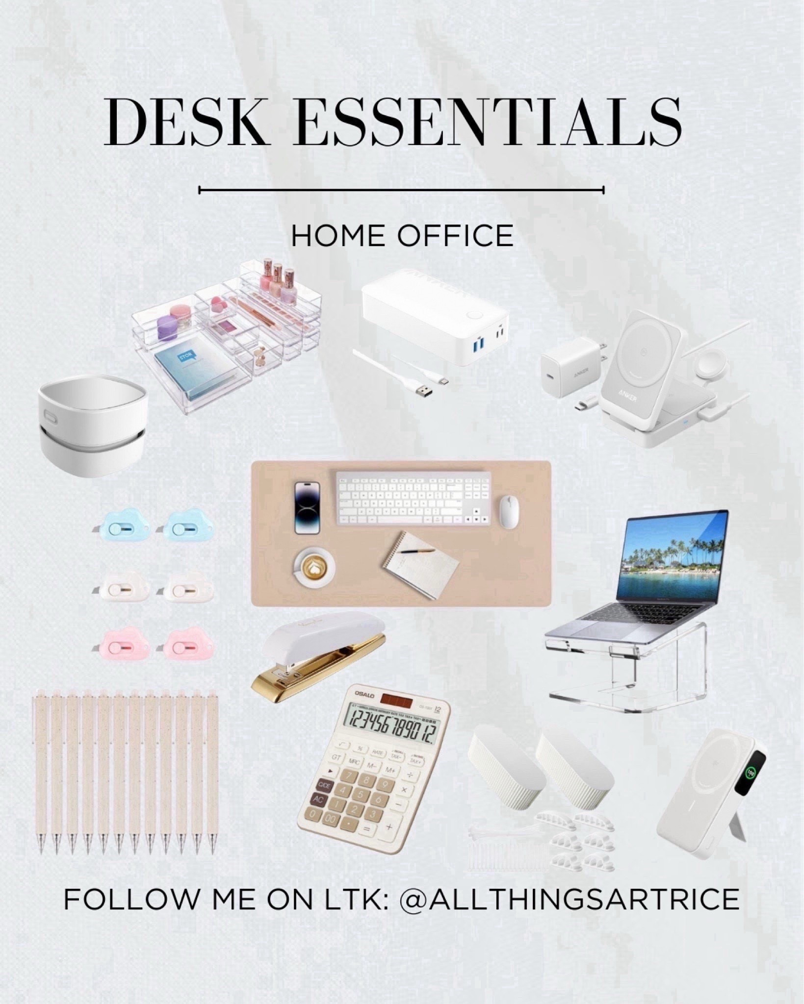 Home Office Essentials

#home #office #desk #Amazon #calculator #stapler #computerstand #boxcutter #vacuum #charger #portablecharger #Anker #organizer #storage #refresh #allthingsartrice

#LTKfindsunder50 #LTKfindsunder100 #LTKhome
#liketkit #LTKSeasonal #LTKmorningroutine #LTKU #LTKdayinmylife


#LTKSaleAlert