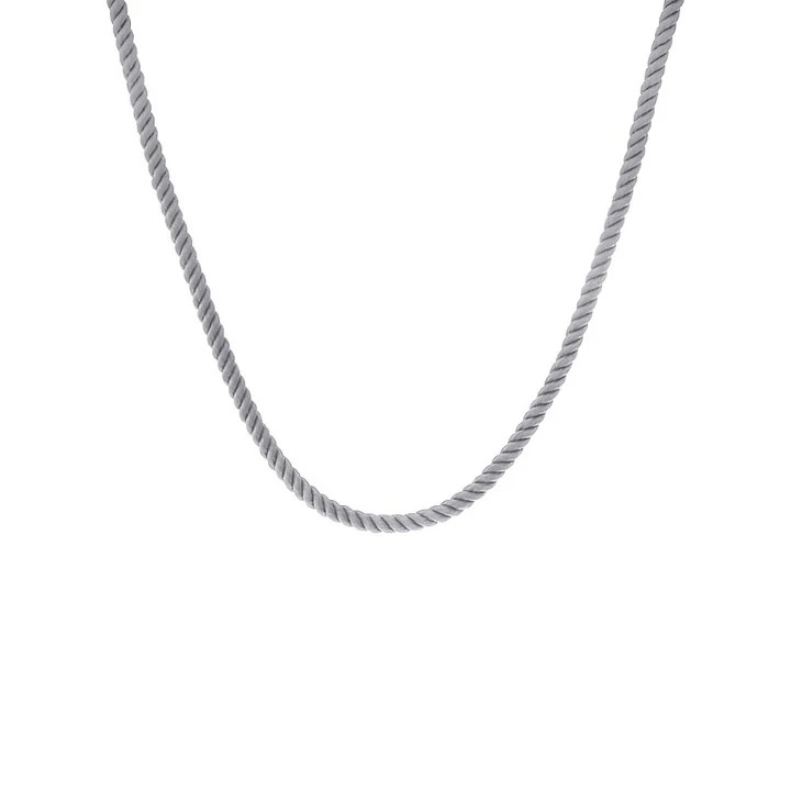 Colored Twisted Cotton Rope Necklace | Adina Eden