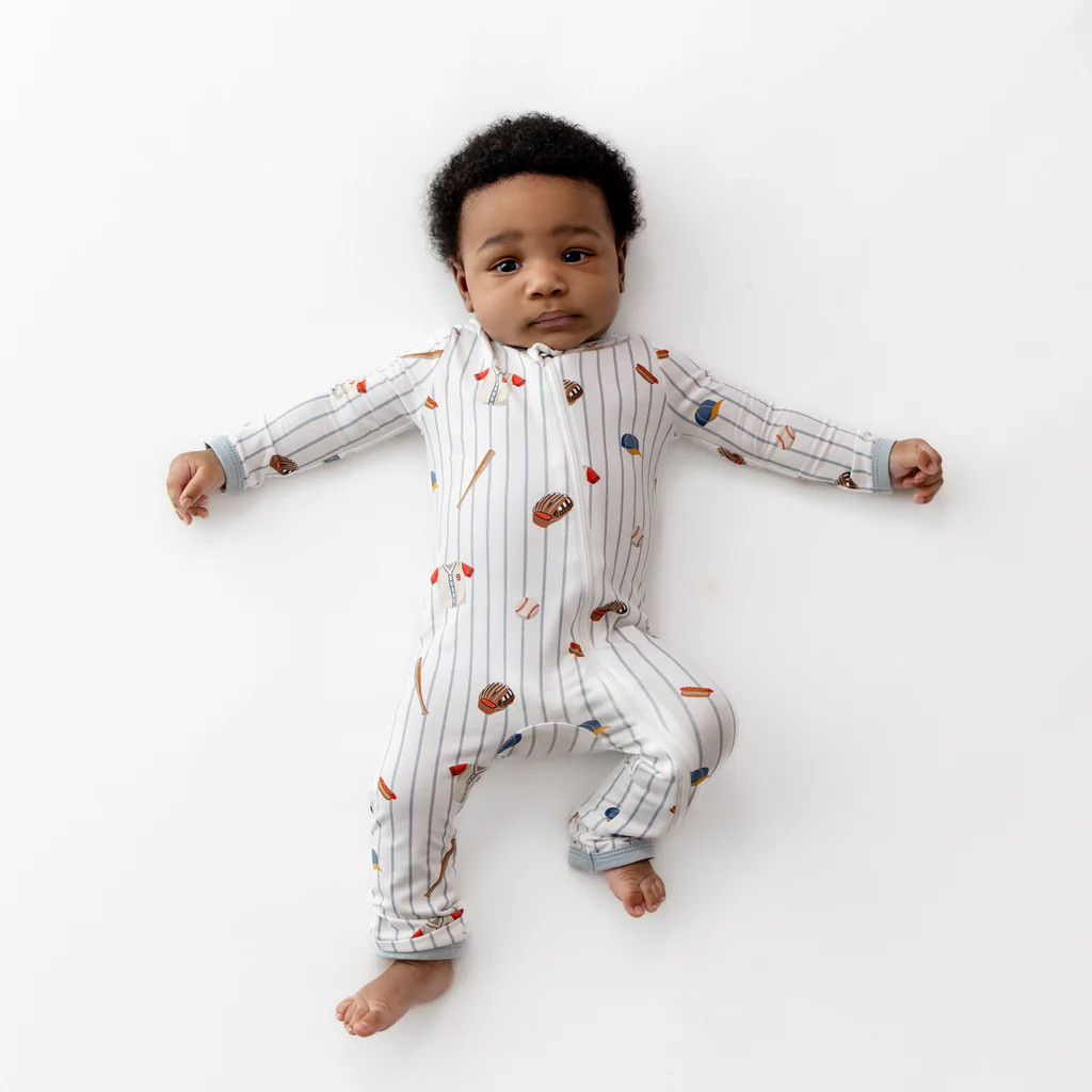 Zippered Romper in Home Run | Kyte Baby