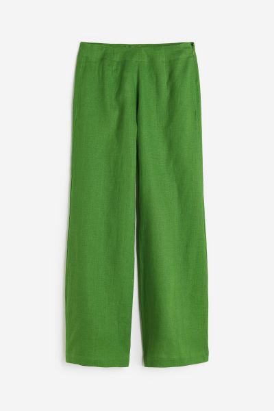 Linen trousers | H&M (UK, MY, IN, SG, PH, TW, HK)