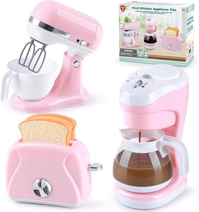 Kitchen Appliances Toys, Kids Play Kitchen Accessories Set,Pretend Kitchen Toys for Kids Ages 4-8... | Amazon (US)