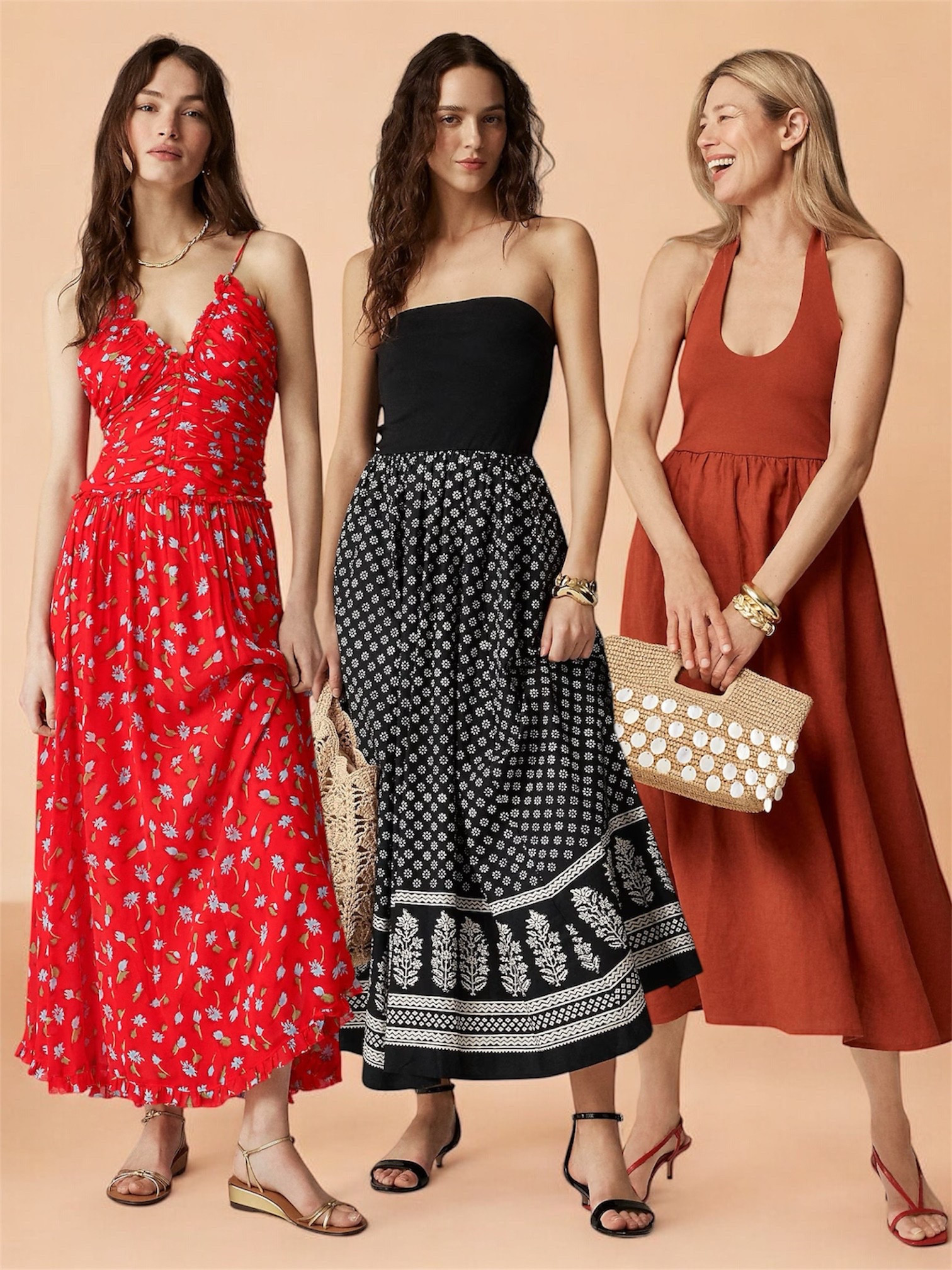 Summer dress
Spring dress
Midi dress
Halter dress
Strapless midi dress
Spaghetti straps
Floral print dress
Casual 
Cocktail 
Wedding guest dress 

#LTKSummerEdit #LTKSeasonal #LTKWedding