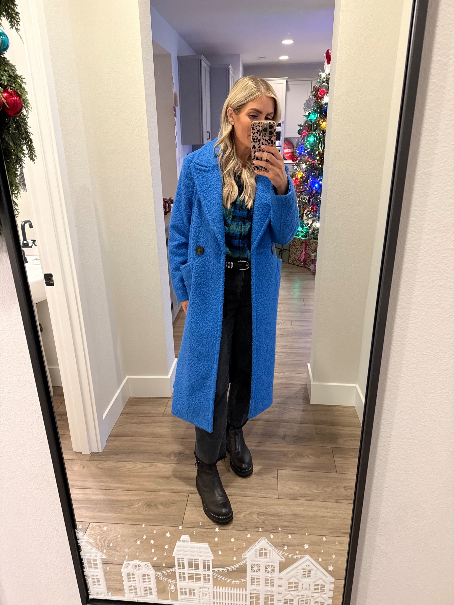 Comfy but put together outfit perfect for the cold months! I get compliments on this jacket every time I wear it! It’s amazing! Wearing size small in jacket, size 2 in jeans, size small in belt. 

#LTKgrwm #LTKootd #LTKmomlife