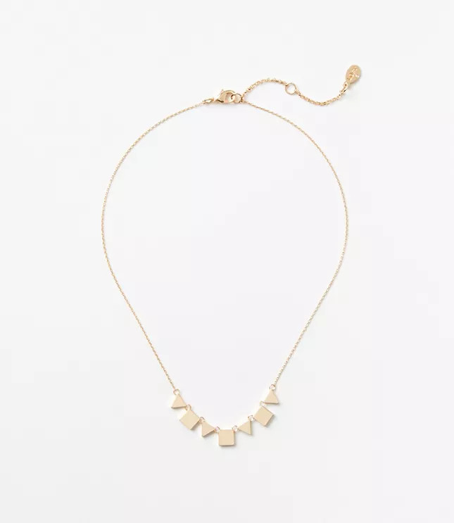 Geometric Charm Delicate Necklace | LOFT