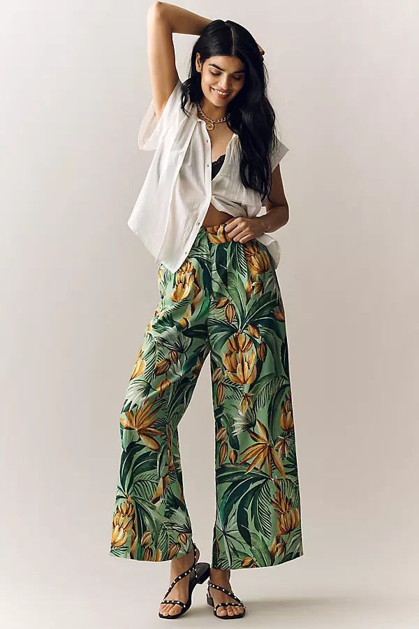 Farm Rio x Anthropologie Palm Fruit Pants | Anthropologie (US)