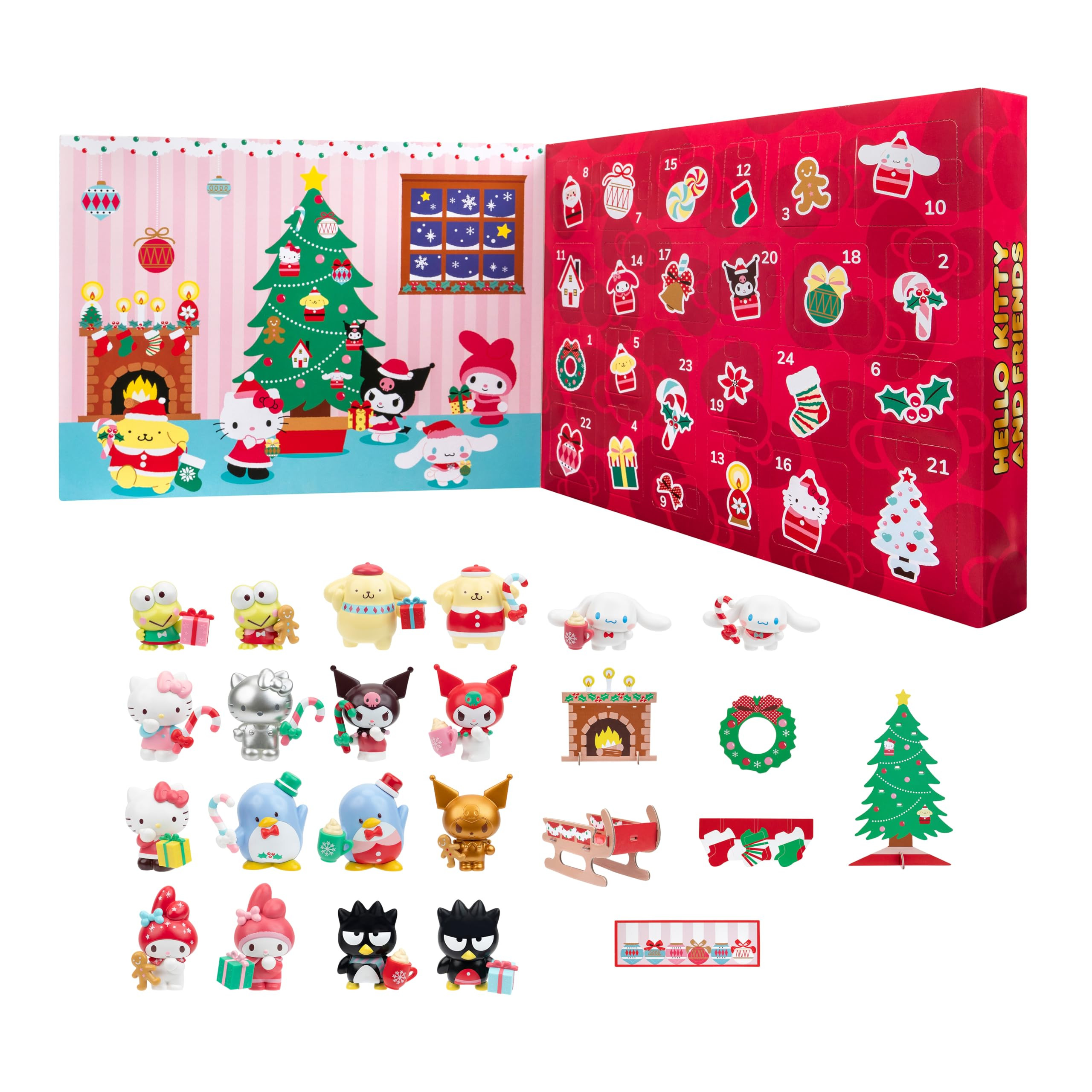 Hello Kitty® and Friends 2025 Holiday Advent Calendar - 18 Figures with Mix & Match Accessories ... | Amazon (US)