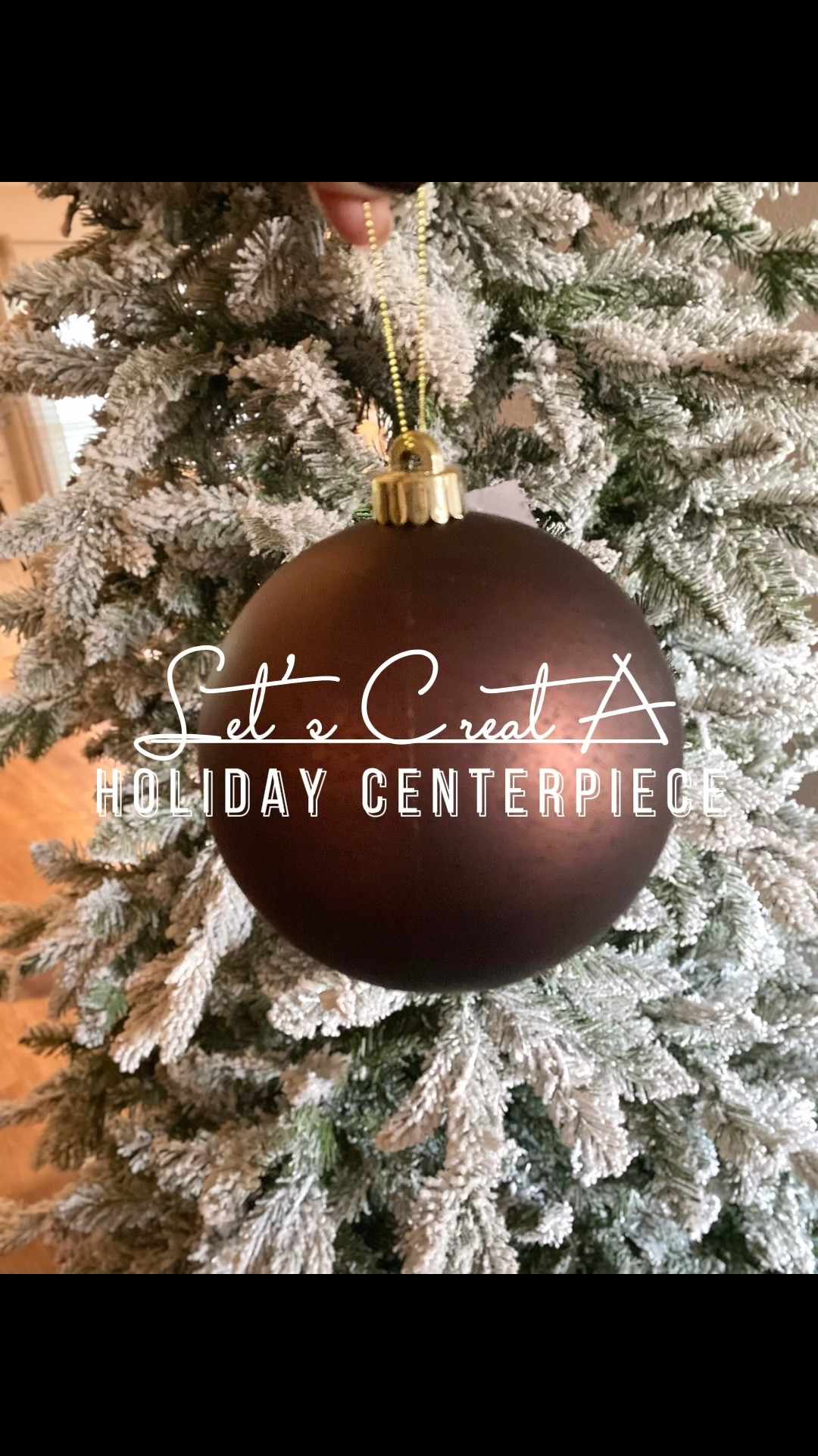 Holiday centerpiece. Christmas decor. DIY  

#LTKSeasonal #LTKHome #LTKHoliday