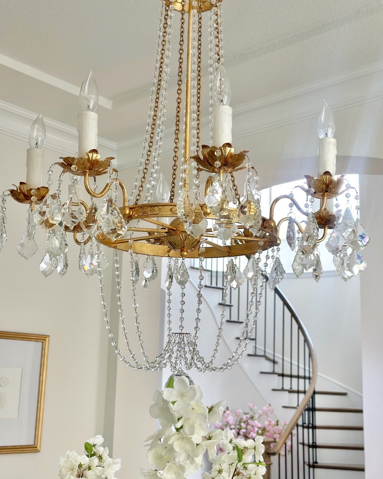 20% off crystal chandelier ✨🤍 French style chandelier gold chandelier elegant sophisticated dining room lighting

#LTKSaleAlert #LTKHome