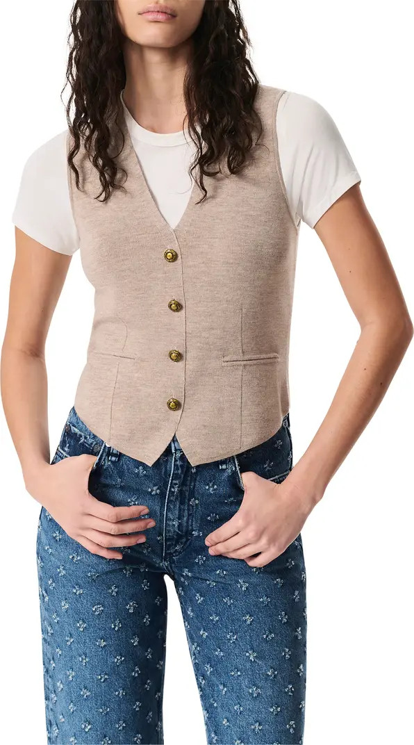 Ella Merino Wool Blend Sweater Vest | Nordstrom