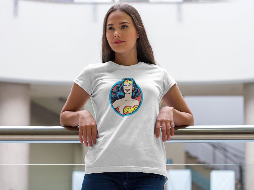 Wonder Woman Vintage DC Comics Superhero Shirt - Etsy | Etsy (US)