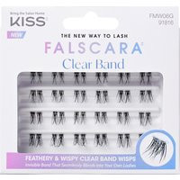 Kiss Falscara Clear Band Wisps | Lookfantastic US