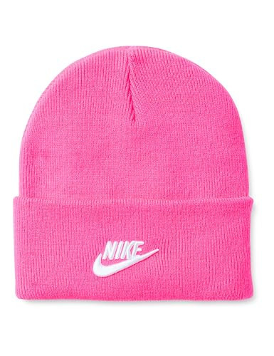 Nike Kid's Peak Futura Beanie, Hyper Pink/White, 1SIZE | Amazon (US)