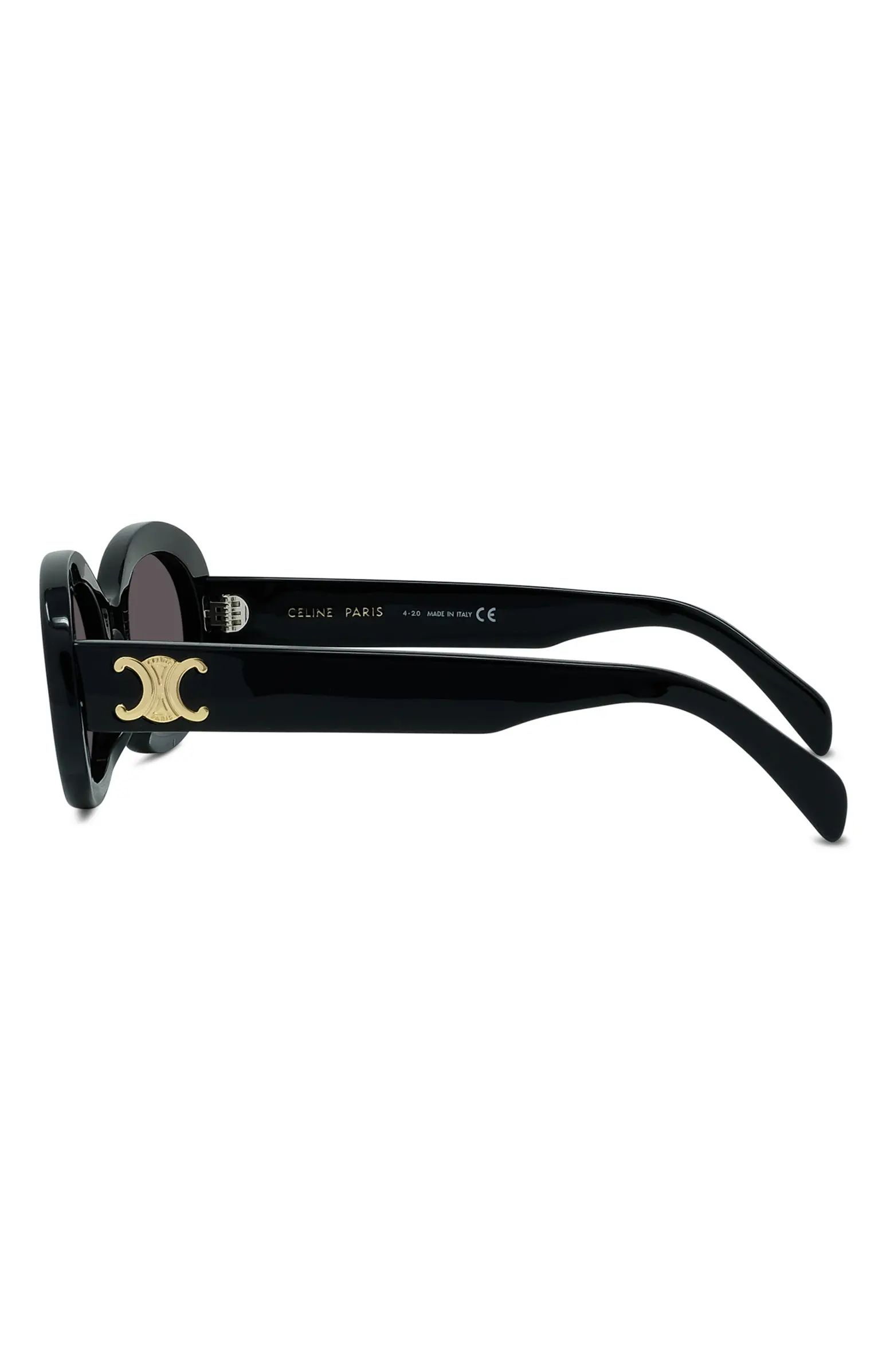 Triomphe 52mm Oval Sunglasses | Nordstrom