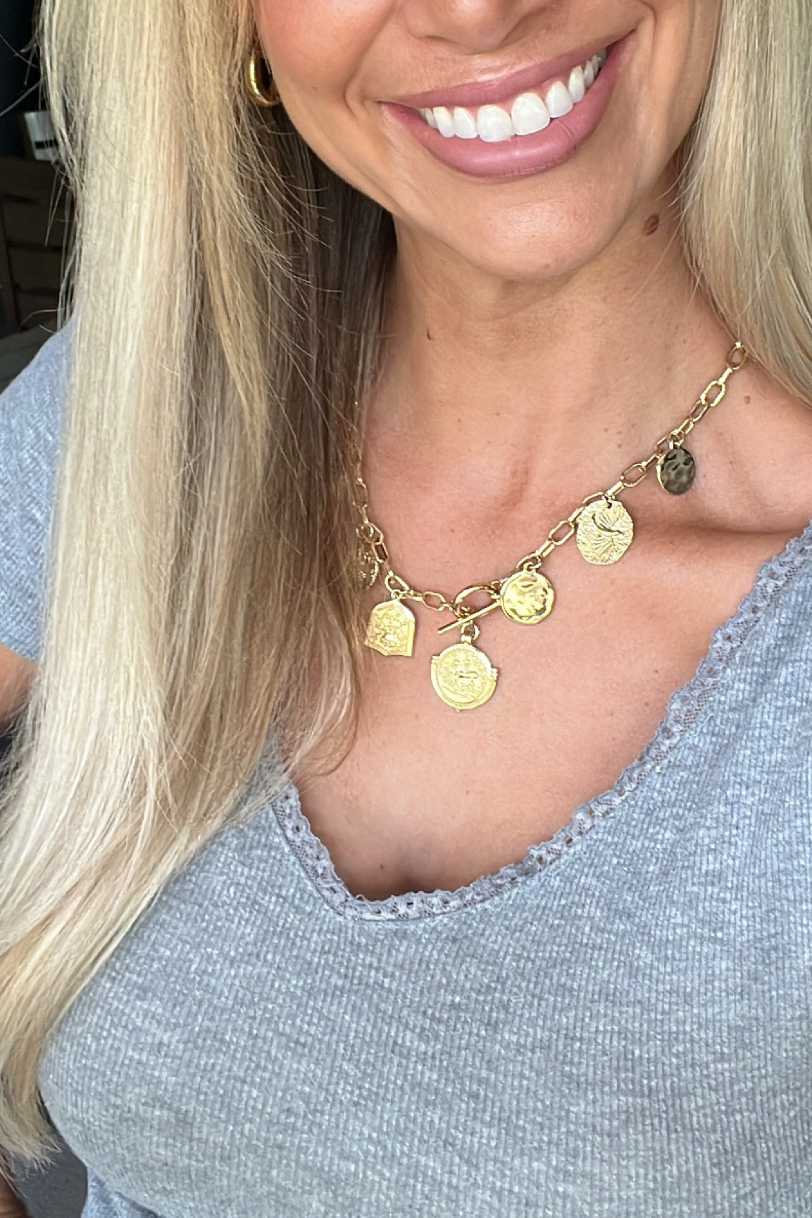 I found this cute necklace at TJ Maxx, but I’m getting a lot of questions on my Instagram stories about where you can find one similar. I’ve linked some similar options and some other options that I just think are so pretty.

#LTKWorkwear #LTKStyleTip #LTKFindsUnder50