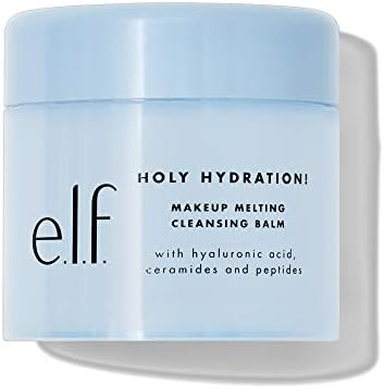 e.l.f. Holy Hydration! Makeup Melting Cleansing Balm, Face Cleanser & Makeup Remover, Infused wit... | Amazon (US)