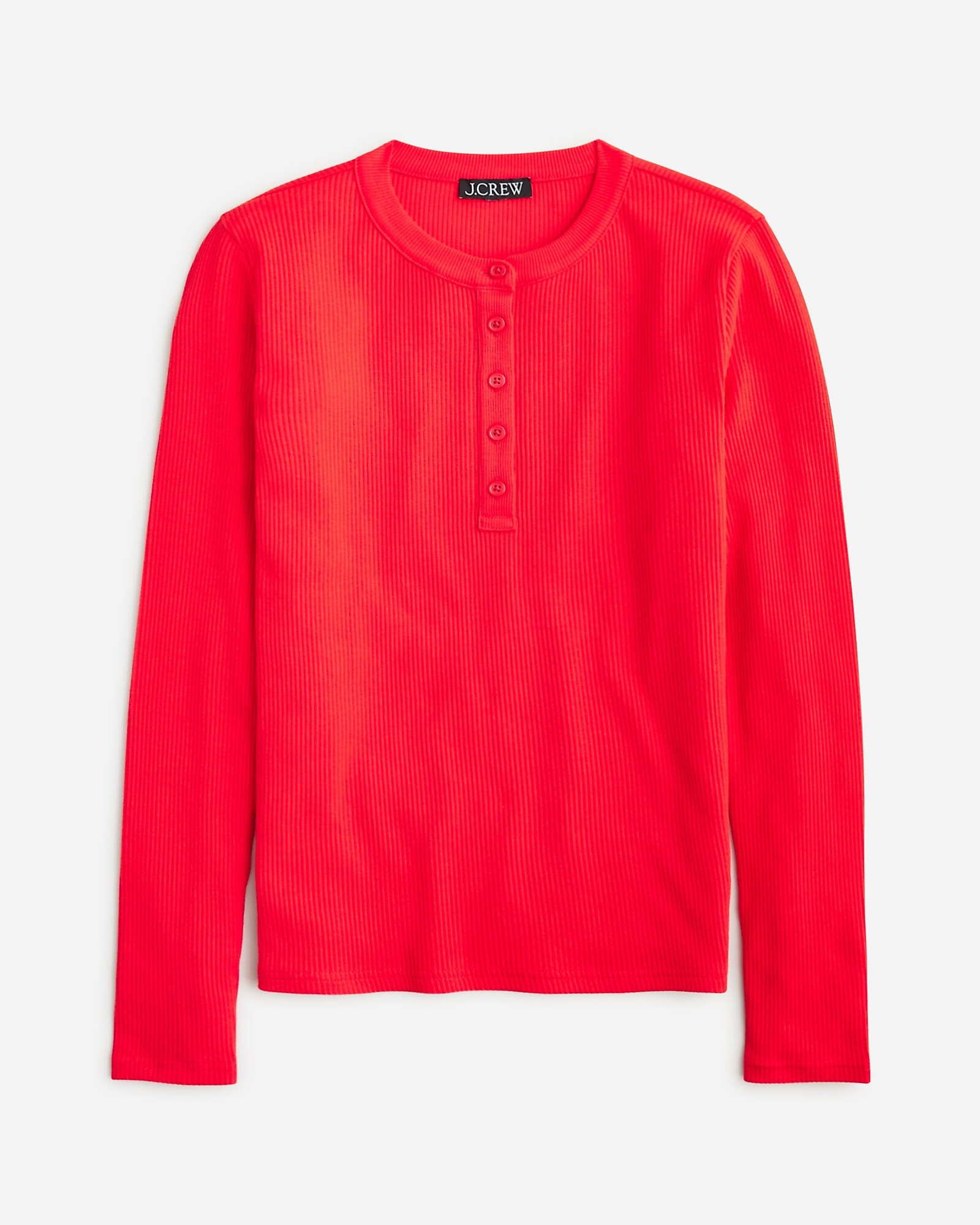 Vintage rib long-sleeve henley T-shirt | J. Crew US