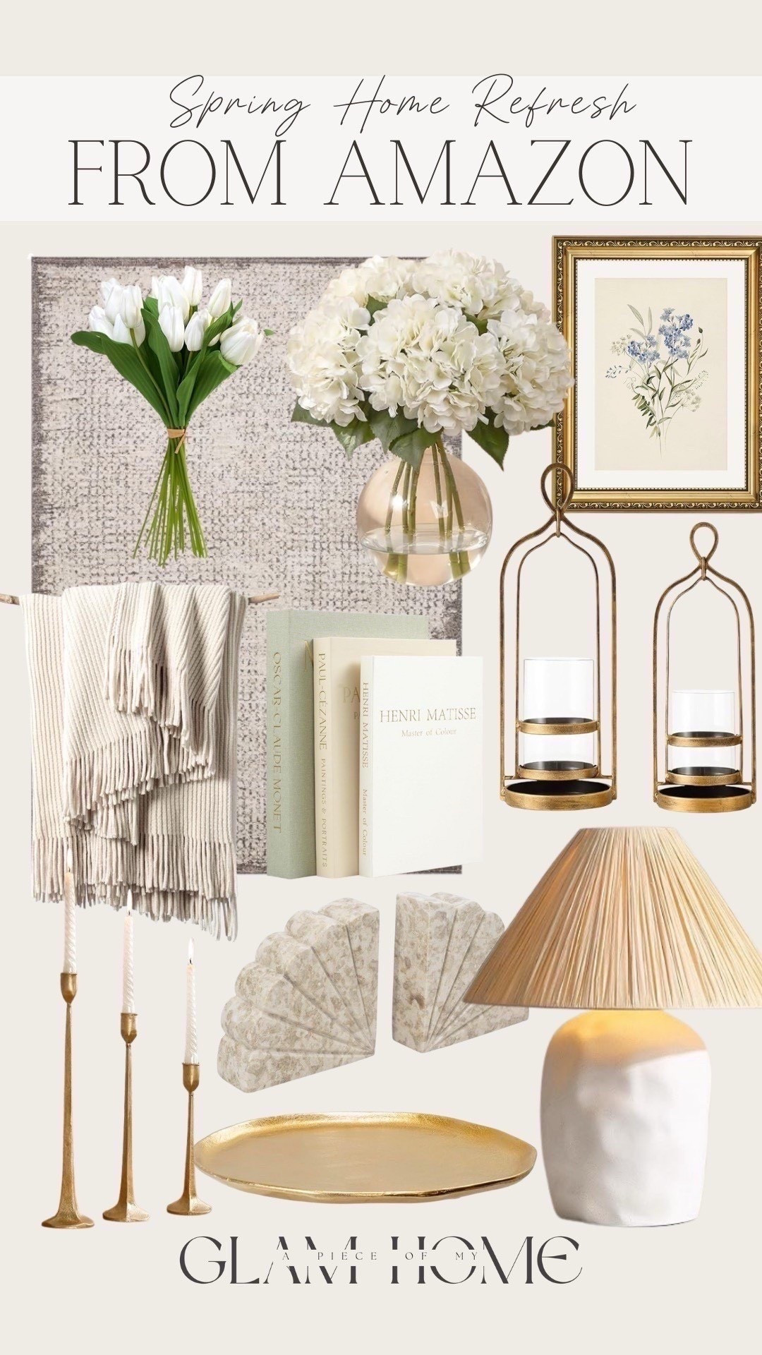 Spring home refresh from Amazon! 



Amazon affordable home accents, lantern, stems, rug, hydrangea arrangement, lamp, wall art, candle stick holders, coffee table books, bookends



#liketkit #LTKU #LTKSeasonal #LTKHome
@shop.ltk
https://liketk.it/5W4OB