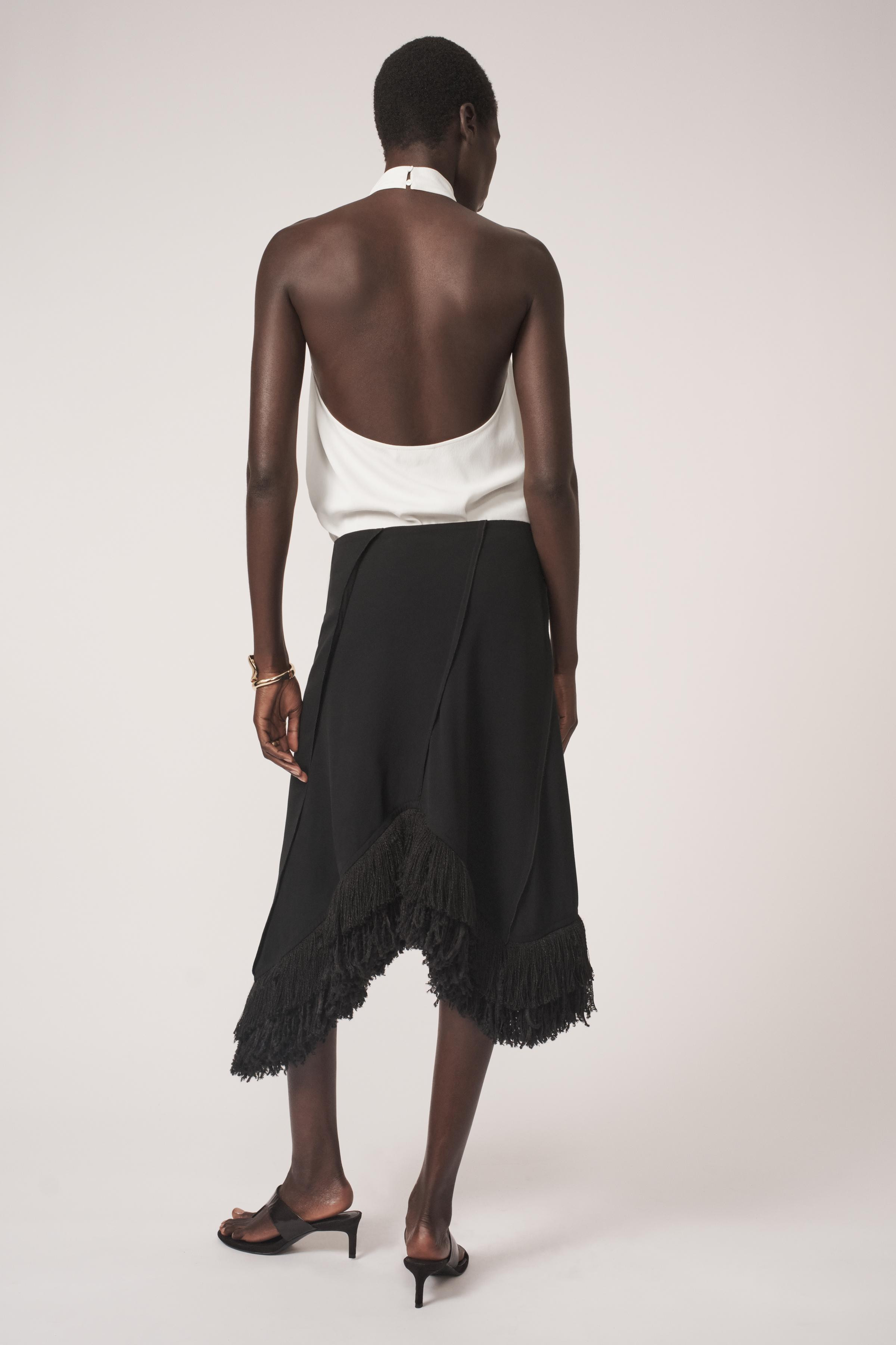 ASYMMETRIC FRINGED SKIRT - THE ITEM | Zara UK