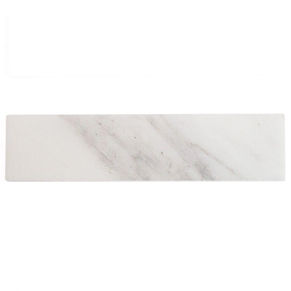 Brushed Oriental 2 in. x 8 in. x 8 mm Marble Mosaic Tile | The Home Depot