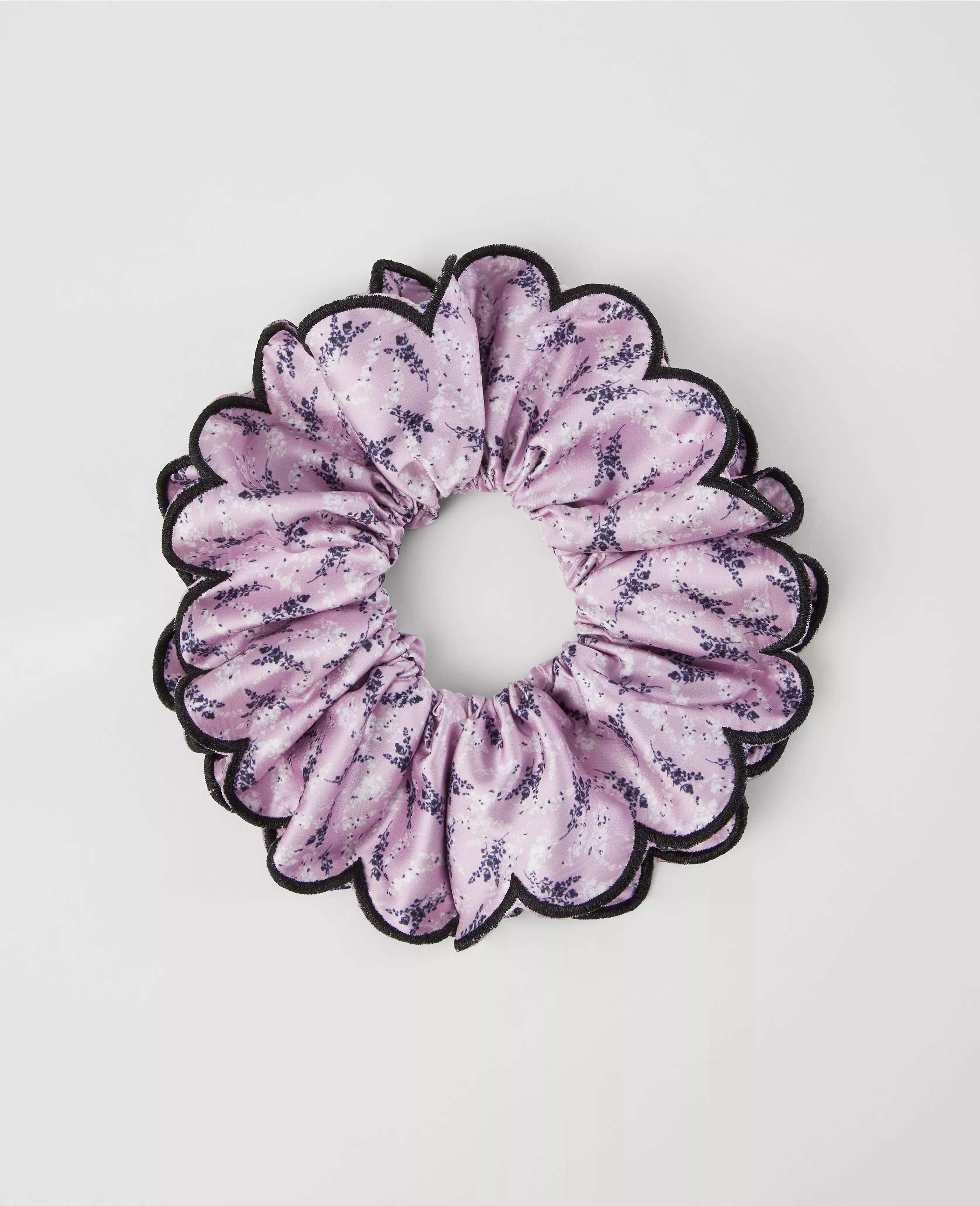Floral Scalloped Scrunchie | Ann Taylor