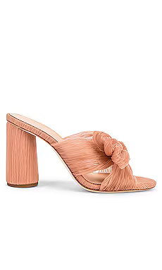 Loeffler Randall Penny Pleated Knot Mule in Beauty from Revolve.com | Revolve Clothing (Global)