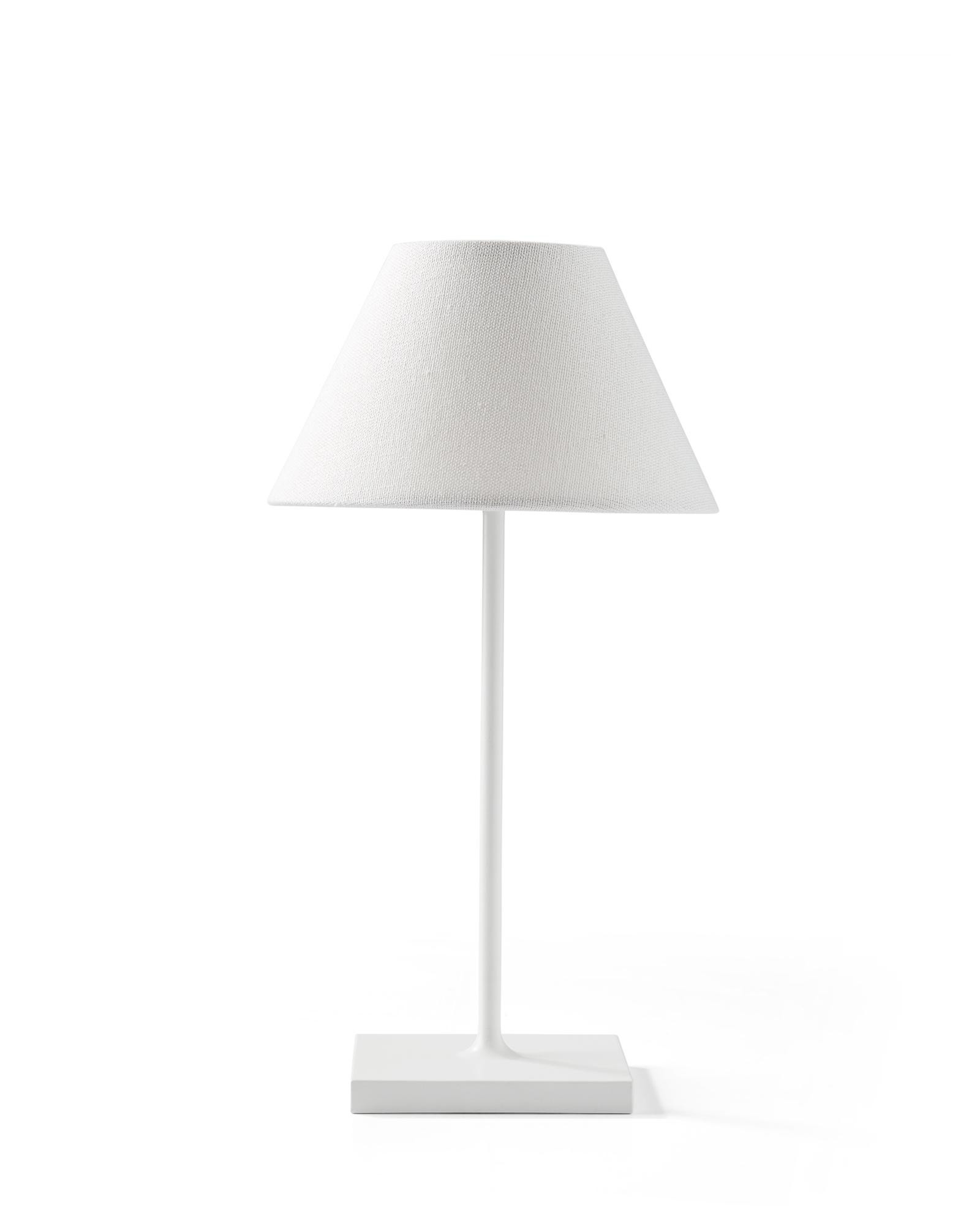 Rechargeable Table Lamp Shade Cover - Linen | Serena and Lily