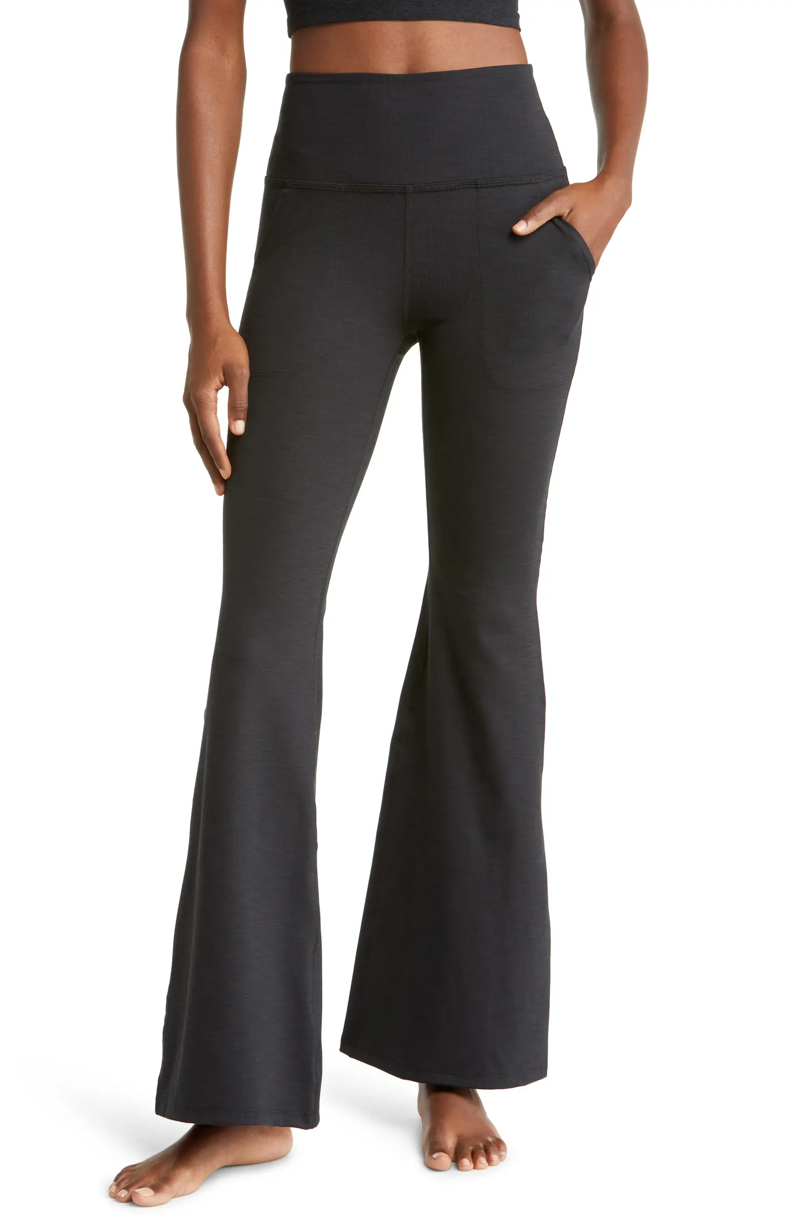 Beyond Yoga All Day High Waist Pocket Flare Leggings | Nordstrom | Nordstrom