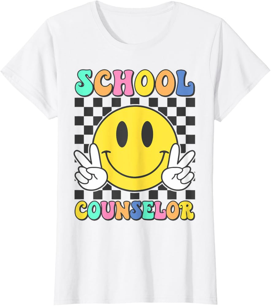 School Counselor Teacher Counseling Office School Guidance T-Shirt | Amazon (US)