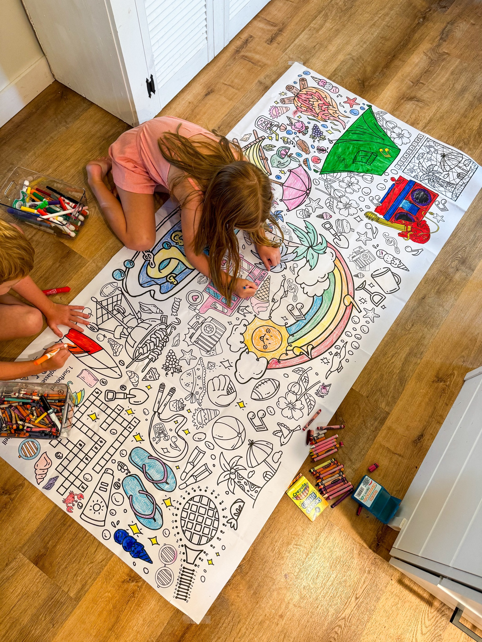 Huge summer coloring sheet 

#LTKSeasonal #LTKFamily #LTKKids