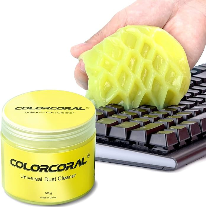 COLORCORAL Cleaning Gel Universal Dust Cleaner for PC Keyboard Car Detailing Office Electronics L... | Amazon (US)