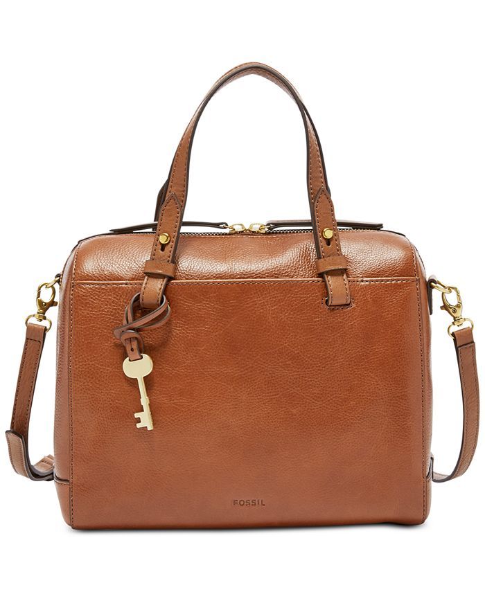 Fossil Rachel Small Leather Satchel & Reviews - Handbags & Accessories - Macy's | Macys (US)