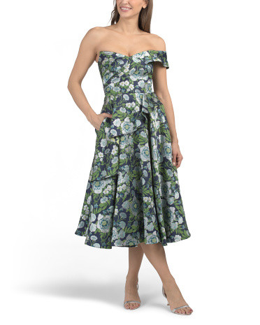 Tatum Peplum A Line Midi Dress | Midi Dresses | Marshalls | Marshalls